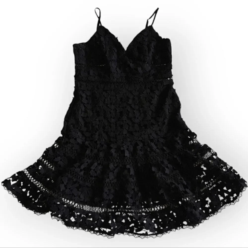 Bardot Black Sexy Lace dress size 8
